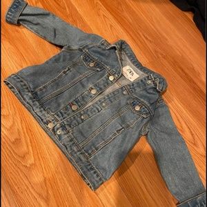 Zara blue jean jacket. Size 2-3T